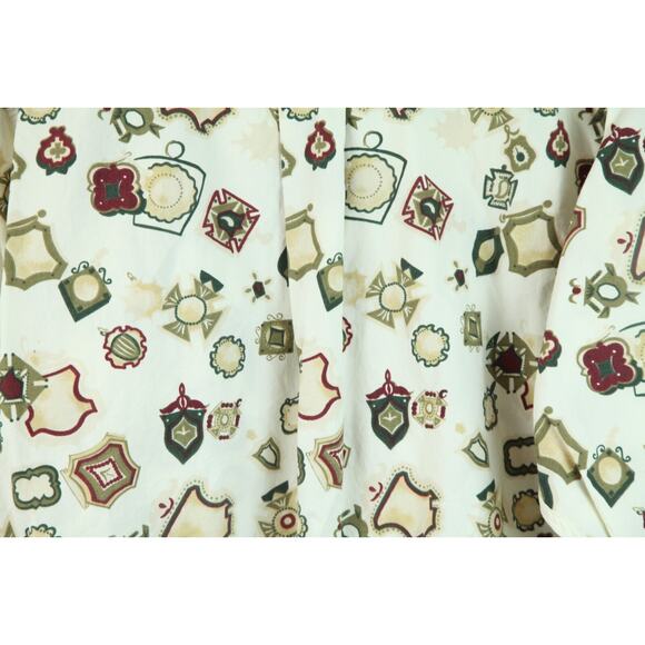 Vintage XL Dad Shirt 90s Oversize Medallion Allover Print Preppy Nautical Skater - Picture 8 of 8